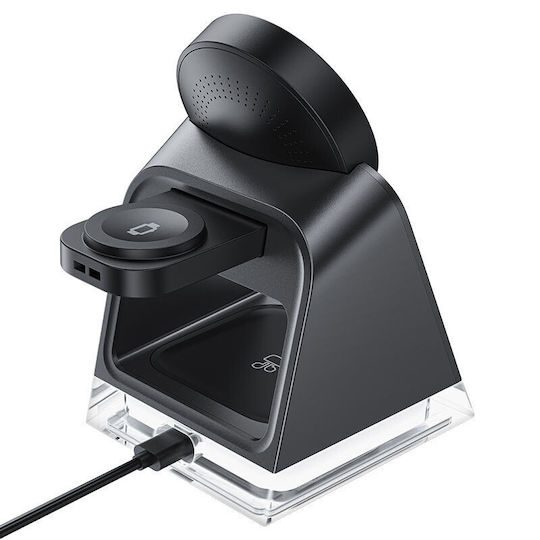 Acefast Încărcător Wireless (Qi Pad) 15W Negruς (E17)