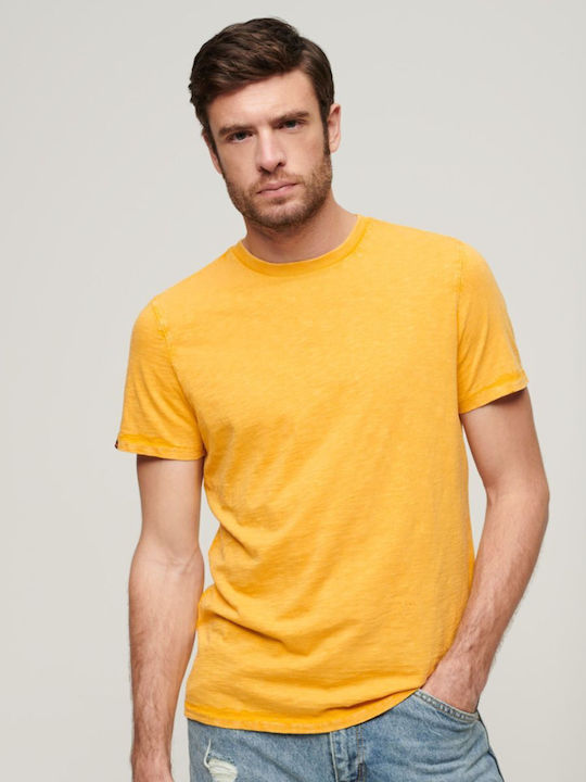 Superdry Men's Short Sleeve Blouse Yellow