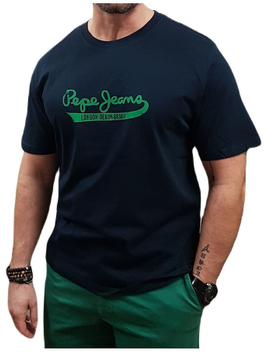 T-shirt Navy Μπλε