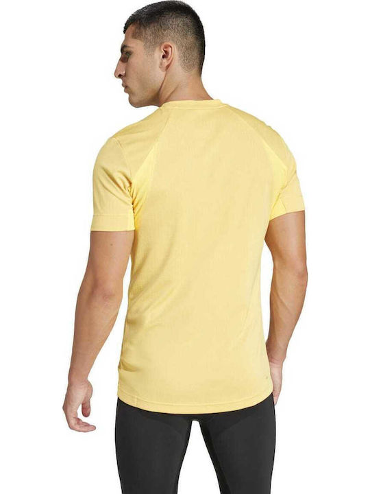 adidas Tennisbekleidung Freelift IL7377 Männliche Gelbe Bluse