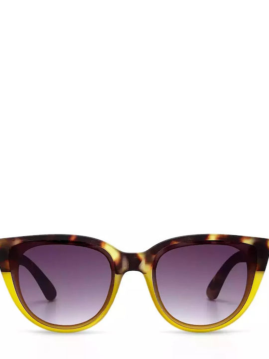 Okkia Women's Sunglasses with Multicolour Tartaruga Frame OK020HY