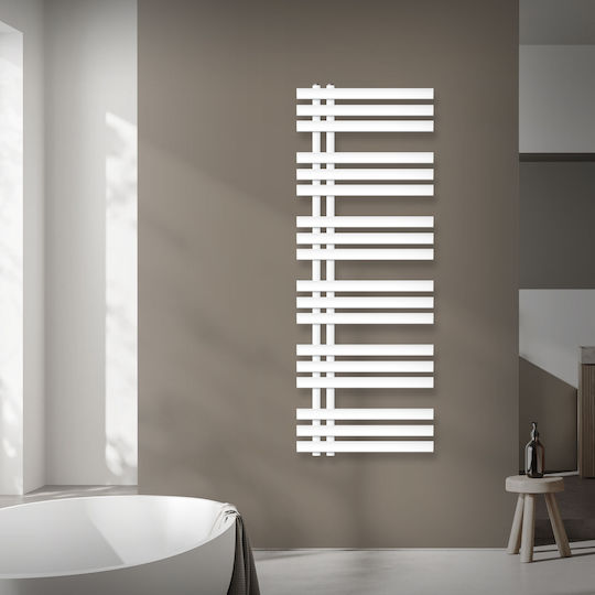 LuxeBath Towel Rail Bathroom 500x1400 White