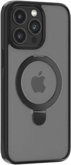 Devia Задна корица Пластмаса / Силикон Черен (iPhone 15 Pro)