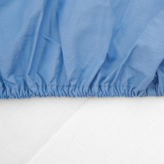 Heinner Dublu 140x200cm cu Elastic Albastru