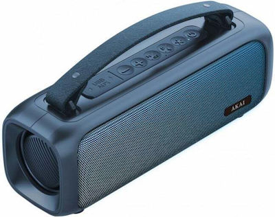 Akai Bluetooth-Lautsprecher 8W mit Radio und Batterielaufzeit bis zu 7 Stunden Blau