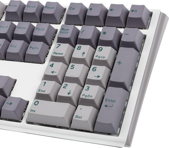 Ducky One 3 Mist Gaming Mechanical Keyboard with Cherry MX Ergo Clear Switches and RGB Lighting English US Gray PBT