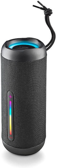 NGS Roller Furia 2 Waterproof Bluetooth Speaker 15W with Radio and Battery Life up to 9 hours Black