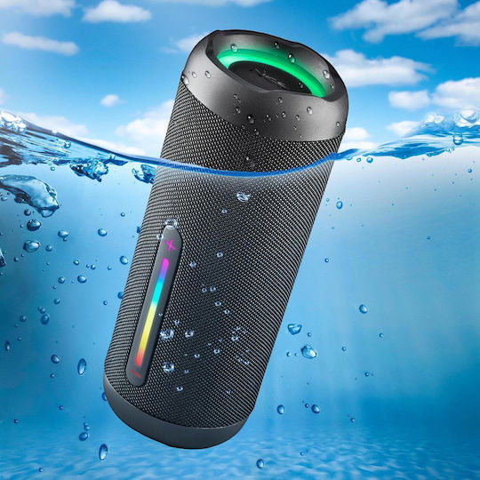 NGS Roller Furia 2 Waterproof Bluetooth Speaker 15W with Radio and Battery Life up to 9 hours Black