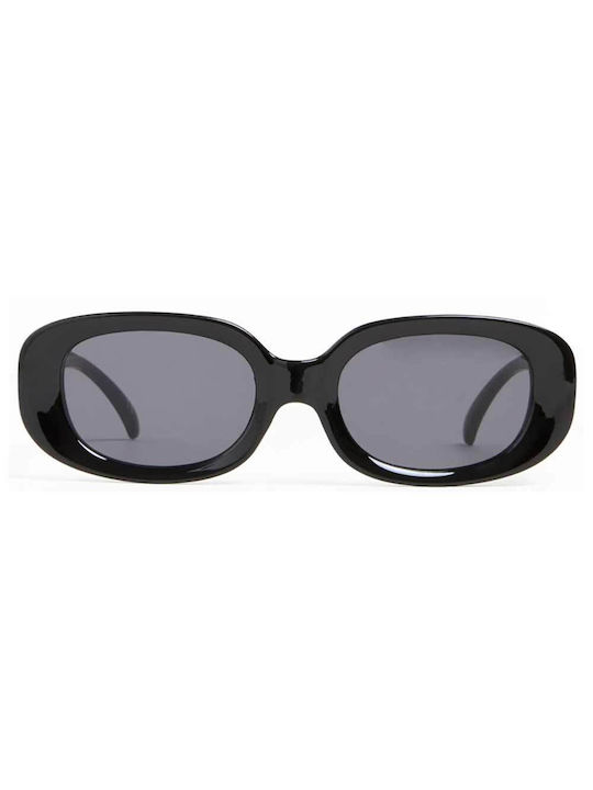 Vans Women's Sunglasses with Black Plastic Frame and Black Lens VN000HEGBLK