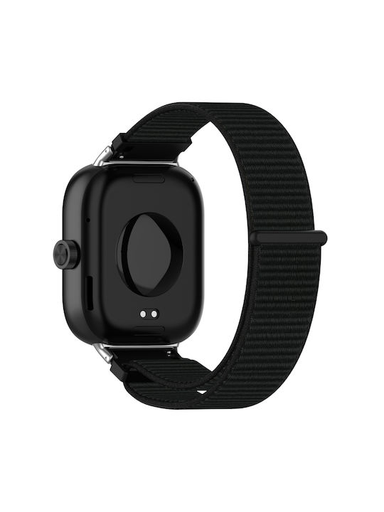 Loop Metal Armband Stoff Schwarz (Redmi Watch 4 / Redmi Watch 5)