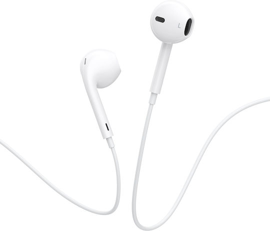 Celebrat E500 In-ear Handsfree Headphones with Connector USB-C White