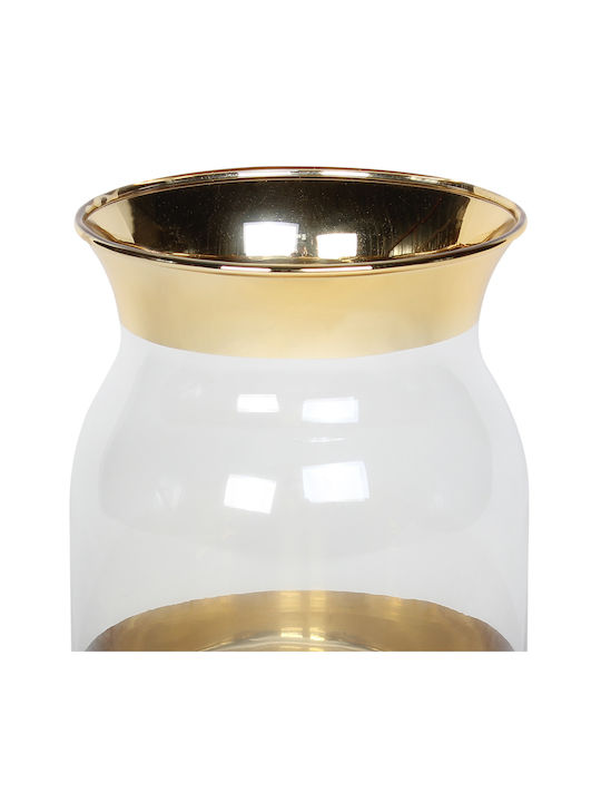 Keskor Decorative Vase Gold 13x13x20cm