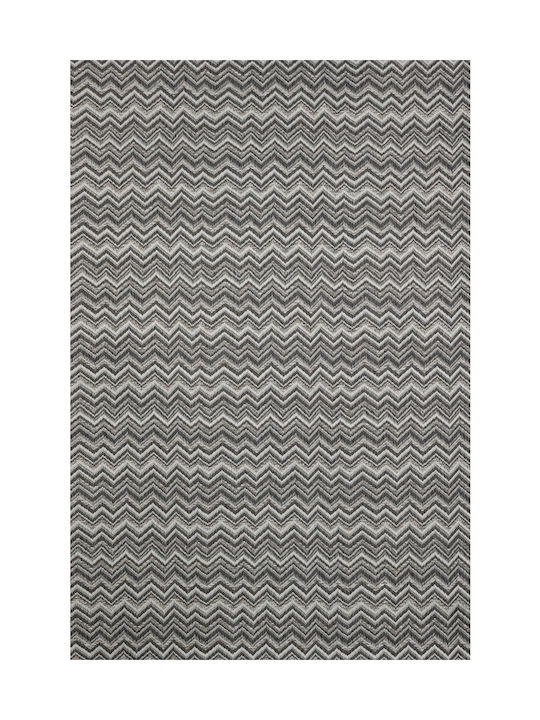 Straw Carpet Breeze 191/98 Beige Dark Grey Zik Zak - Colore Colori 1,30x1,90