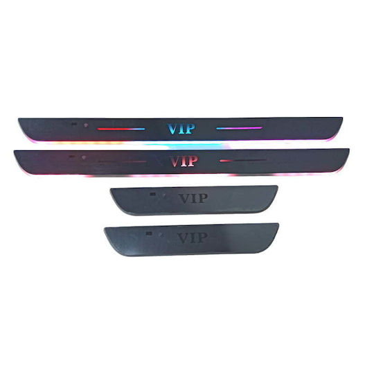 LED Decorative Door Sill Interior Stickers RGB - Auto Mobile Threshold Lamp
