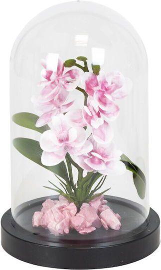 Artificial Plant in Glass Pot 11.5x18cm No45038