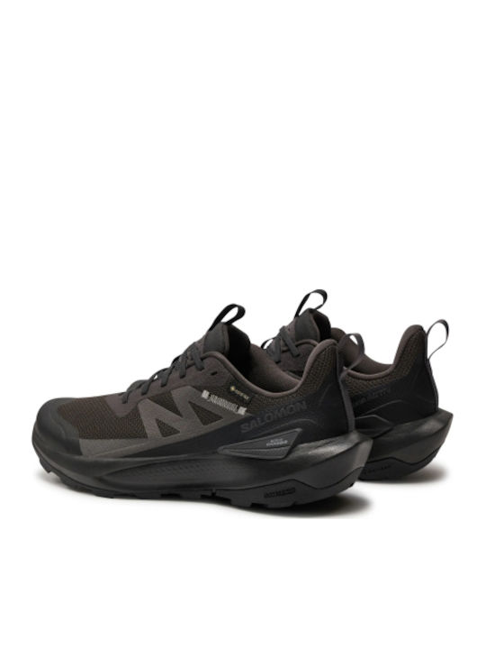 Salomon Elixir Activ GTX Men's Hiking Shoes Waterproof With Gore-Tex Membrane Black