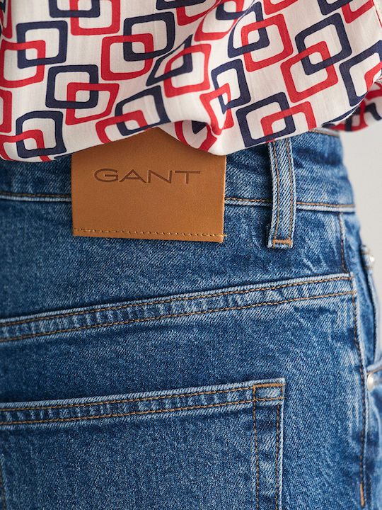 Gant Straight Cropped Jeans 3gw4100181-972 Denim Blue