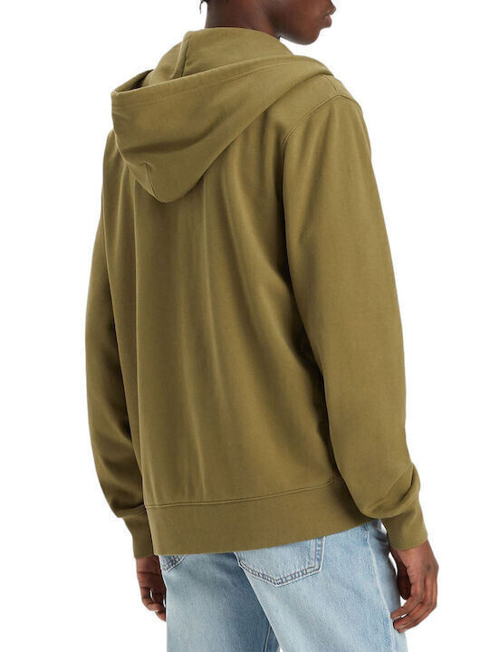 Green Hoodie Cardigan