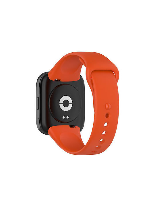Solid Color Curea Silicon Portocaliu (Redmi Watch 3 Active - Ceas Redmi Watch 3 Active)