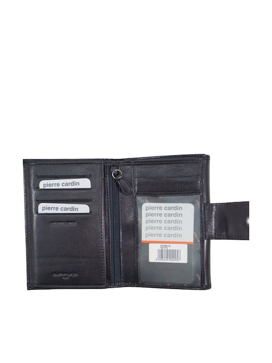 Damen Leder Geldbörse Pierre Cardin 12 Schwarz