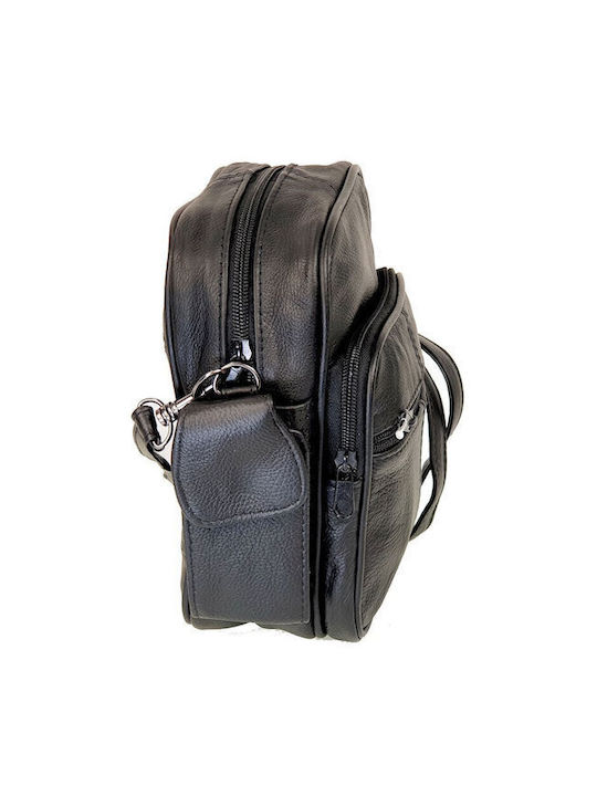 Schwarze Ledertasche 06-1154 Rcm