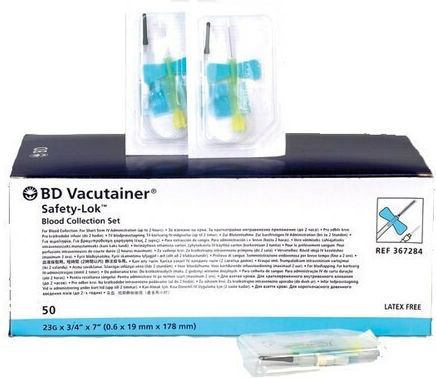 Πεταλούδες Αιμοληψίας B.d. Vaccutainer 23g - 50 Τμχ