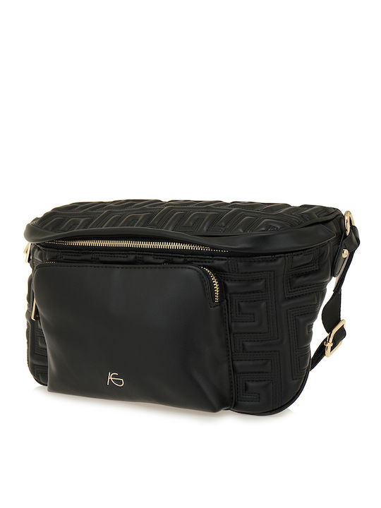 Ag Collection Middle bag S635e3059v94 - Black Capitone 2305-03