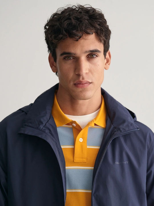 Gant Herren Windbreaker Jacke 7006389 Blau