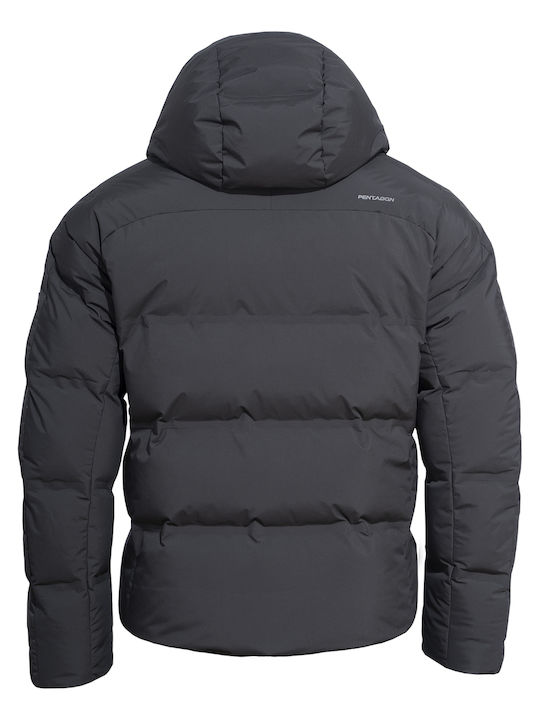 Omega Daunenjacke Schwarz