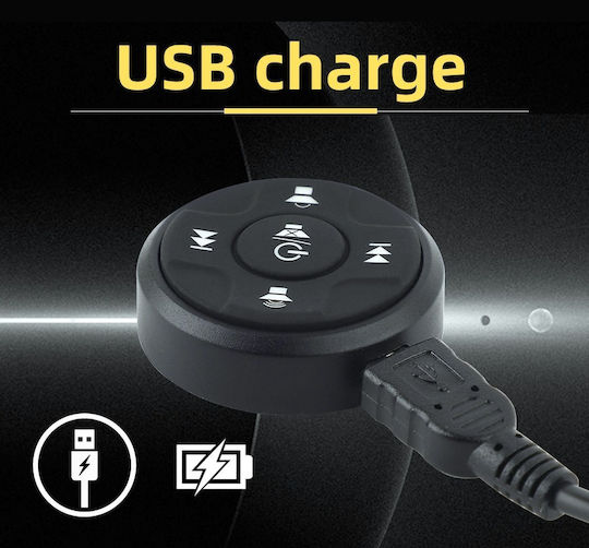 Car Steering Wheel Control (Wireless) With Independent Bluetooth (universal Screens Volume Monitors Rear Wheel 1 2 Din Bt Oem Rechargeable Bt Radio Screen Music Wireless Phone Calls)