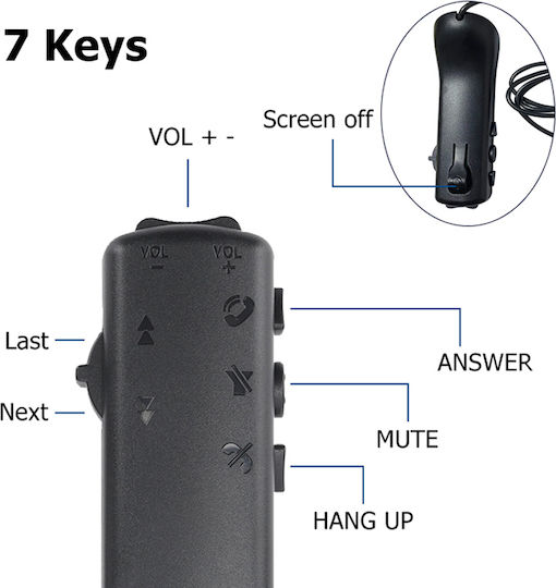 Kirosiwa Car Steering Wheel Controller (universal OEM Android Calls Volume Mute Music Phone Factory Type Camera Mp5 Screen 1-din 2-din Radio Control Steering Wheel Buttons Voice 2din Remote Control Radio) (12 Interest-Free Installments)