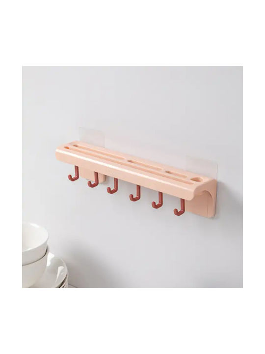 Bucătărie Hangers Din Plastic 25.7x6x5.5cm Roz