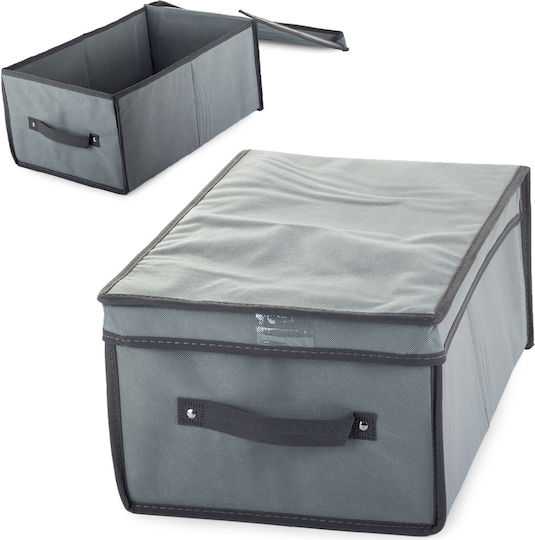 Aufbewahrungsbox, Zola®, Universal, Grau mit Deckel und Griff, 45x30x20 cm