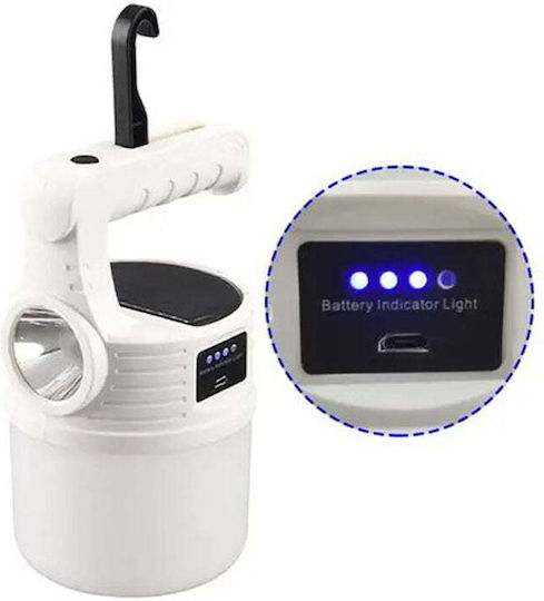 Mx-519 Solar Lantern for Camping with Flashlight