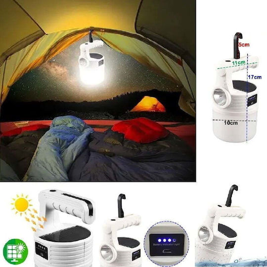 Mx-519 Solar Lantern for Camping with Flashlight
