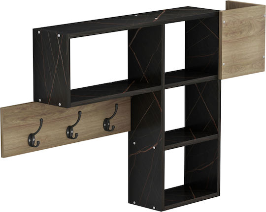 Homemarkt Entry Pendant & Shelves Harlan Hm8973.13 Natural black marble 99,5x15x61y