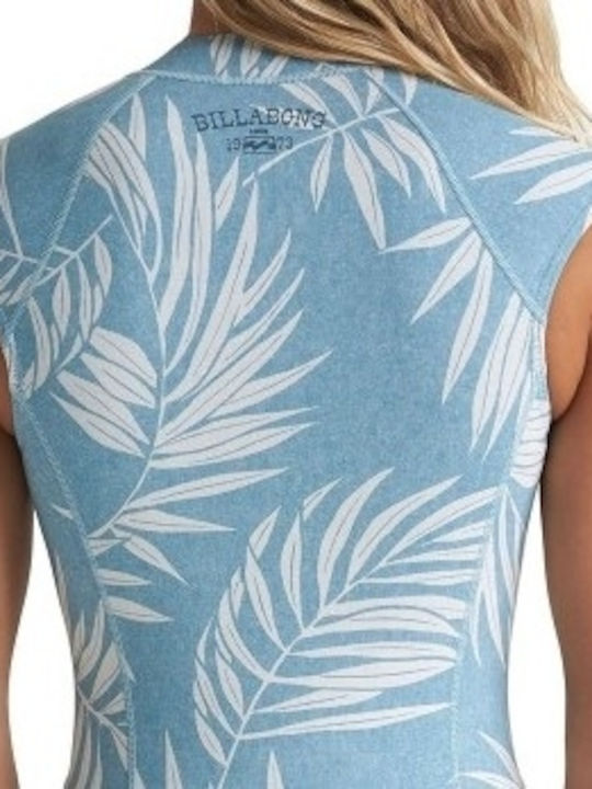 Captain Light Blue Swimsuit S42G56 Blue Palms