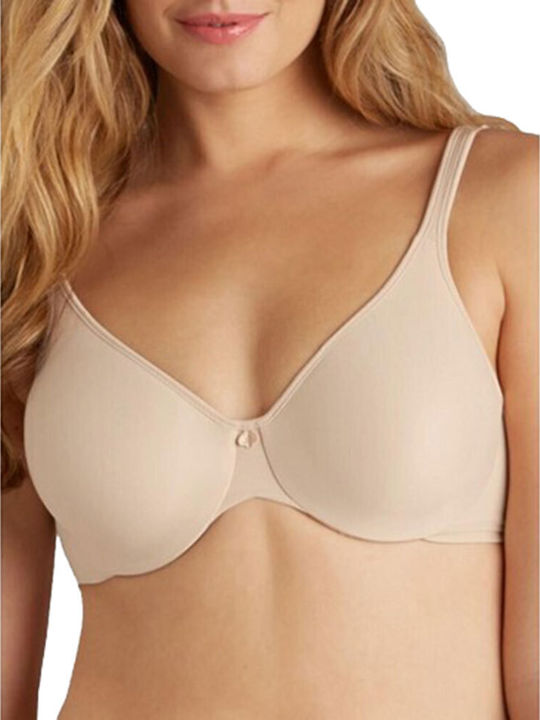 Sutien Bali Minimizer pentru Bust Mare cu Textură Moale în Culoarea Bej