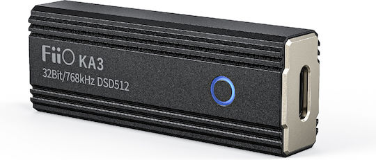 Fiio KA3 Φορητός Ψηφιακός Ενισχυτής Ακουστικών Μονοκάναλος με DAC, USB και Jack 3.5mm