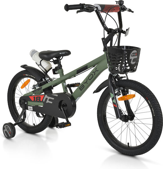 Challenge 18 Kids' Bicycle BMX with Aluminum Frame Green
