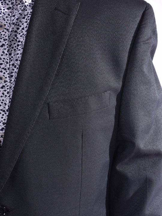 Men's Suit Grey Charcoal Induo 053-10