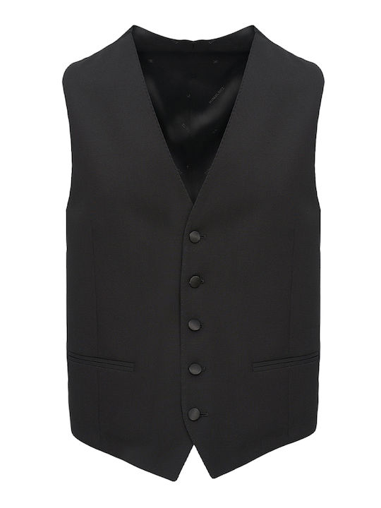 Suit with vest Manuel Ritz Black Abito C-gilet 3630arw3328-240000-99