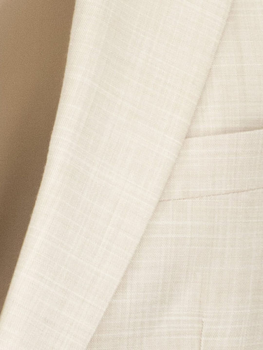 Freeman Ανδρικο Κοστουμι Μπεζ Carver-35/9 Beige
