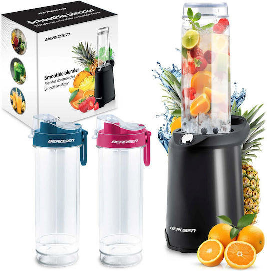Berdsen Μπλέντερ με Πλαστική Κανάτα 500 ml 350W Μαύρο BD-752