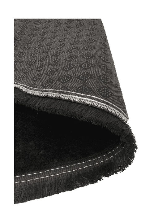 Set de covoare pentru dormitor Eco Carpet Fur cu franjuri - Cordoba Grey