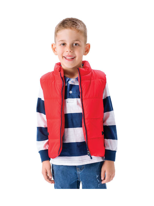 Plain Sleeveless Jacket for Boy - Maren 12-224117-1-5-etwn-maren