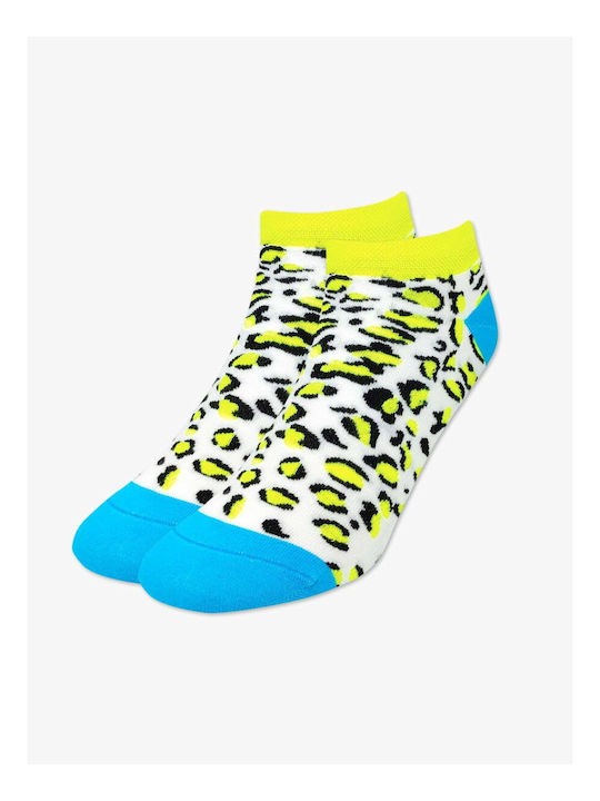 Axid Κάλτσα Με Σχέδια Animal Print - Ασπρο Axid Κάλτσα Με Σχέδια Animal Print - Ασπρο