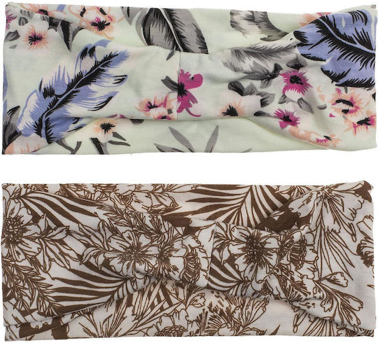 Boho-Sommer Haarband 100% Polyester 22,5x9cm In 6 Designs