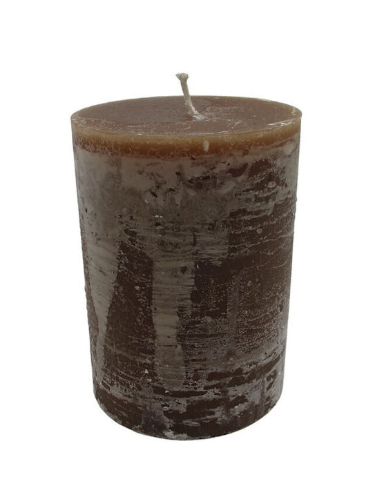 Rustic Candle Tobacco Wax F10x14cm 20-13-207 Singular Wax