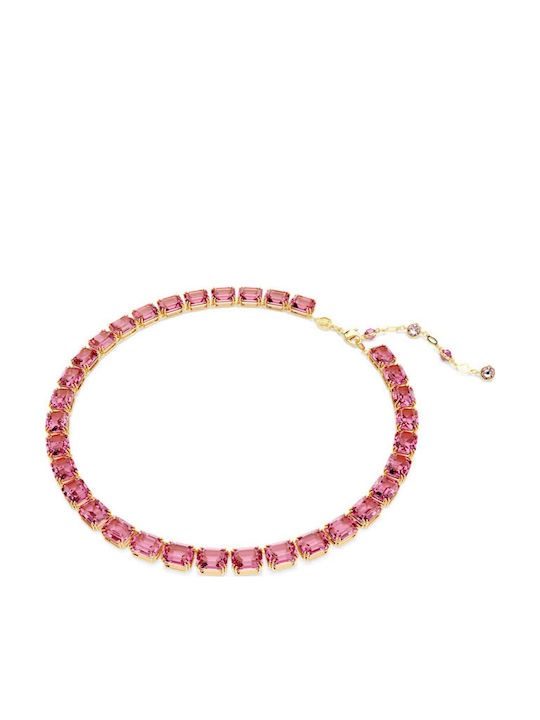 Swarovski Millenia Necklace Octagon Cut Halskette Vergoldet